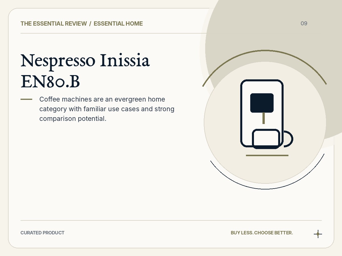Nespresso Inissia EN80.B review and comparison