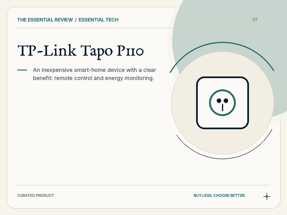 TP-Link Tapo P110 review and comparison